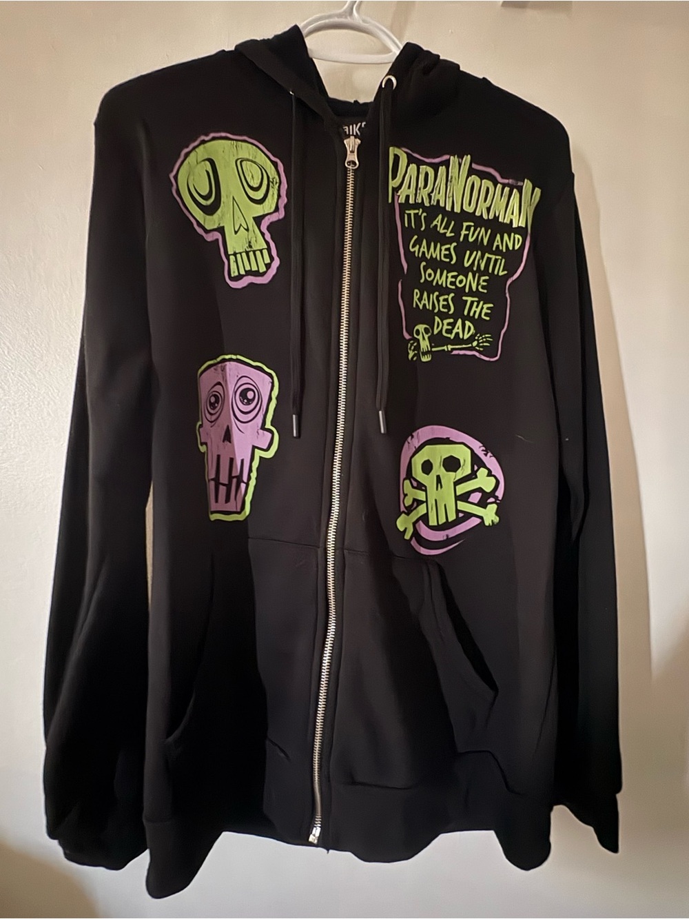 LAIKA ParaNorman Glow-in-the-Dark Full-Zip Hoodie